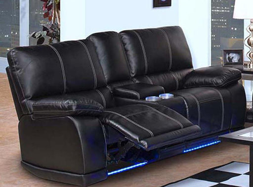 Galaxy Home Electron Power Recliner Loveseat in Black GHF-808857589897 - Vida Furniture (Laredo,TX)
