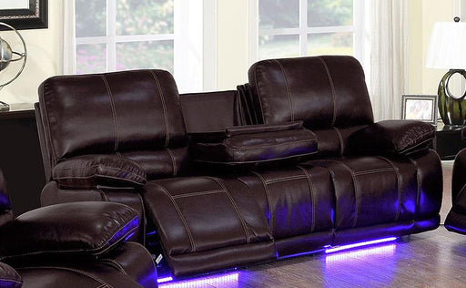 Galaxy Home Electron Power Recliner Sofa in Brown GHF-808857924131 - Vida Furniture (Laredo,TX)