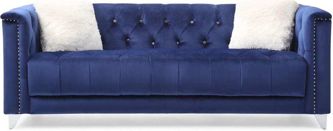 Galaxy Home Russell Sofa in Navy GHF-733569252145