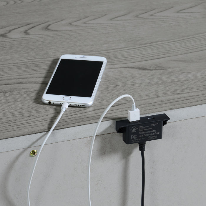 Glenmore 3-Drawer Nightstand with USB in Aged Grey - Vida Furniture (Laredo,TX)