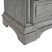 Glenmore 3-Drawer Nightstand with USB in Aged Grey - Vida Furniture (Laredo,TX)