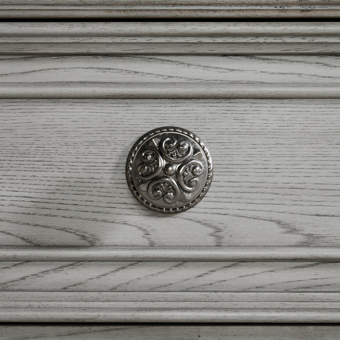 Glenmore 15-Drawer Mansion Chest in Aged Grey