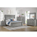 Glenmore Dresser and Mirror Set in Aged Grey - Vida Furniture (Laredo,TX)