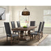 Gramercy 7PC Dining Set-Table and Six Tall Back Chairs - Vida Furniture (Laredo,TX)