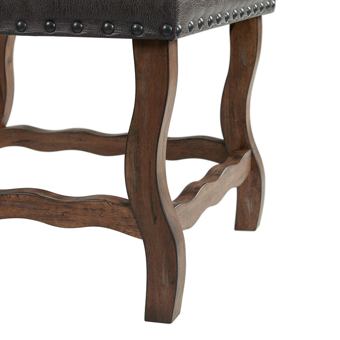 Gramercy 7PC Dining Set-Table and Six Tufted Tall Back Chairs - Vida Furniture (Laredo,TX)