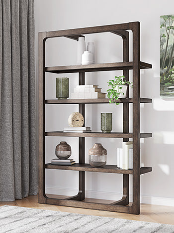 Breckington 76" Bookcase - Vida Furniture (Laredo,TX)