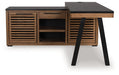 Kallari Credenza with Desk Return - Vida Furniture (Laredo,TX)