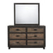 Harlington 6-Drawer Dresser w/ Mirror Set - Vida Furniture (Laredo,TX)