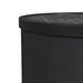 Halo Round Smart End Table in Black - Vida Furniture (Laredo,TX)
