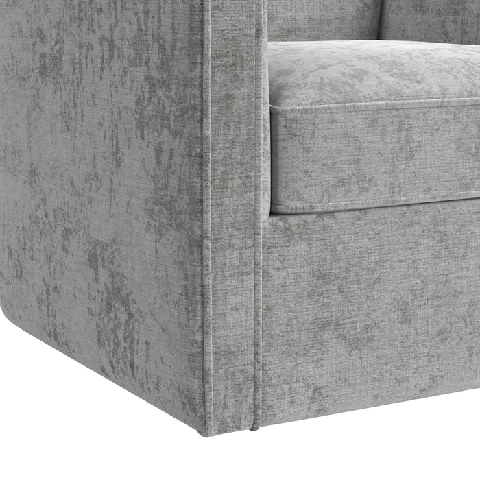 Hamlin Swivel Chair in Beamer Cement - Vida Furniture (Laredo,TX)