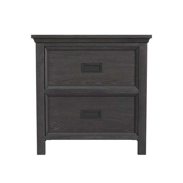 Hampton Kids 2-Drawer Nightstand with USB - Vida Furniture (Laredo,TX)