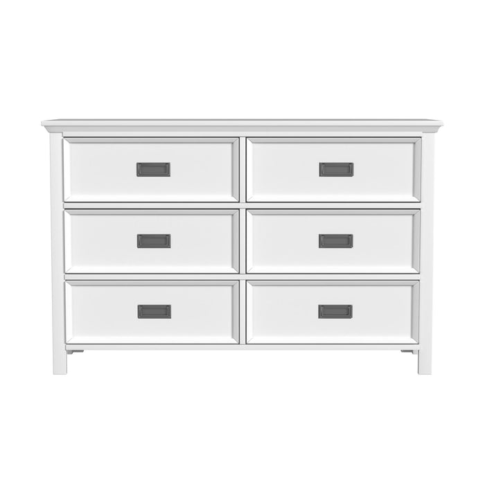 Hampton Kids 6-Drawer Dresser - Vida Furniture (Laredo,TX)