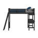 Hampton Kids Loft with Ladder and Desk with Speaker - Vida Furniture (Laredo,TX)