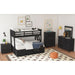 Hampton Kids Over Bunk with Ladder and Trundle Bedroom Set - Vida Furniture (Laredo,TX)