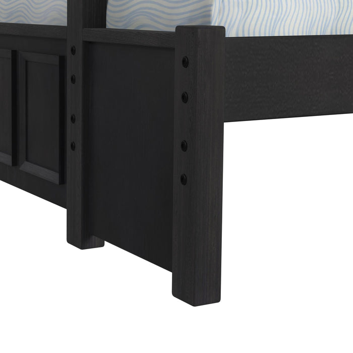 Hampton Kids Over Bunk with Ladder - Vida Furniture (Laredo,TX)