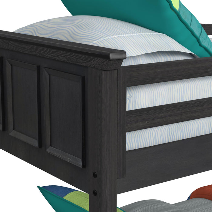 Hampton Kids Over Bunk with Ladder Bedroom Set - Vida Furniture (Laredo,TX)