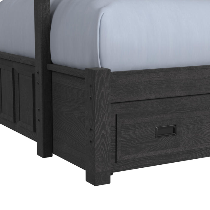 Hampton Kids Over Bunk with Staircase and Trundle - Vida Furniture (Laredo,TX)