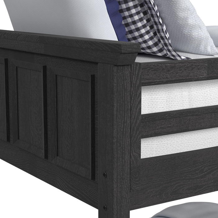 Hampton Kids Over Bunk with Staircase and Trundle - Vida Furniture (Laredo,TX)