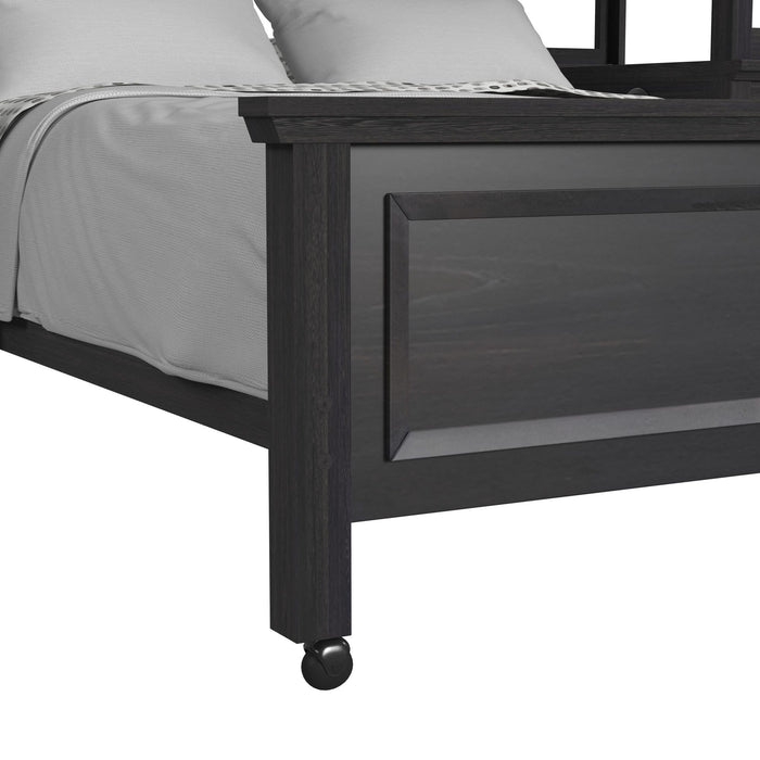 Hampton Kids Over Loft with Ladder and Desk with Speaker Bedroom Set - Vida Furniture (Laredo,TX)