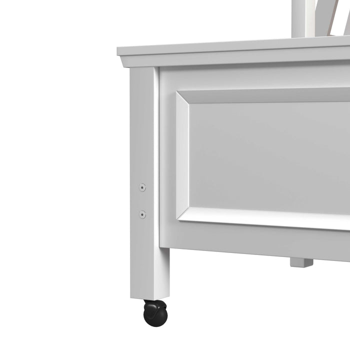 Hampton Kids Over Loft with Ladder and Desk with Speaker Bedroom Set - Vida Furniture (Laredo,TX)