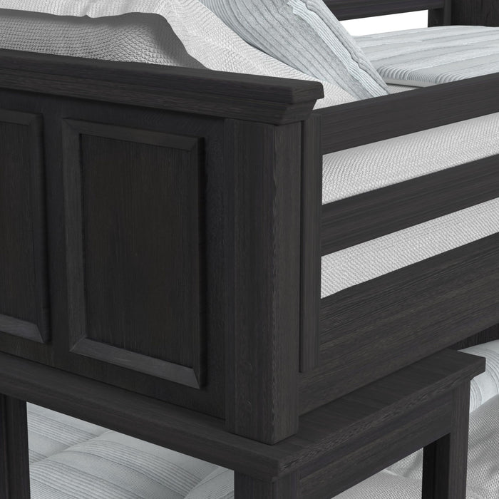 Hampton Kids Over Loft with Staircase and Desk with Speaker Bedroom Set - Vida Furniture (Laredo,TX)