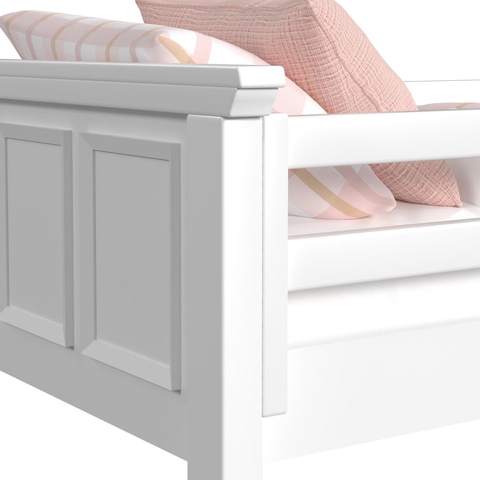 Hampton Kids Over Bunk with Ladder and Trundle Bedroom Set - Vida Furniture (Laredo,TX)