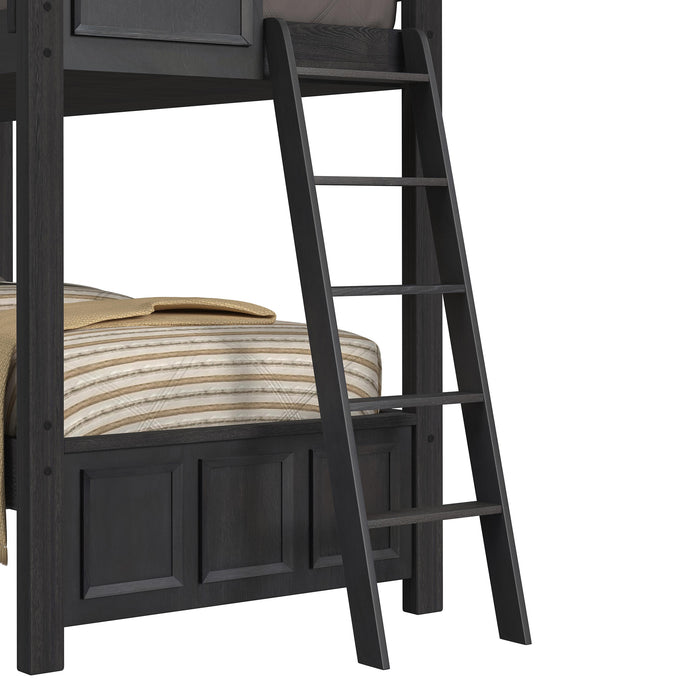 Hampton Kids Over Bunk with Ladder Bedroom Set - Vida Furniture (Laredo,TX)