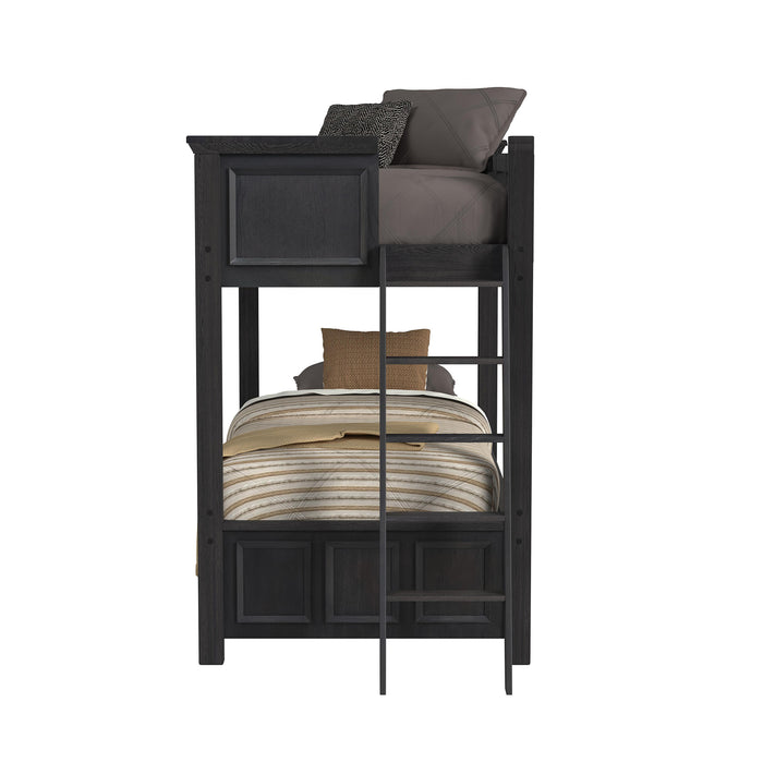 Hampton Kids Over Bunk with Ladder - Vida Furniture (Laredo,TX)