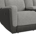 Hornet Motion Loveseat with Console in Rancho Grey - Vida Furniture (Laredo,TX)