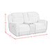 Hornet Motion Loveseat with Console in Rancho Grey - Vida Furniture (Laredo,TX)