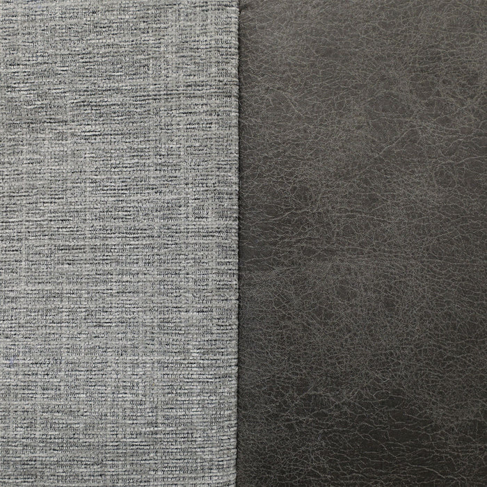 Hornet Motion Loveseat with Console in Rancho Grey - Vida Furniture (Laredo,TX)