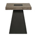 Jemma End Table in Grey and Dark Espresso - Vida Furniture (Laredo,TX)