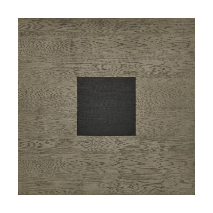 Jemma End Table in Grey and Dark Espresso - Vida Furniture (Laredo,TX)