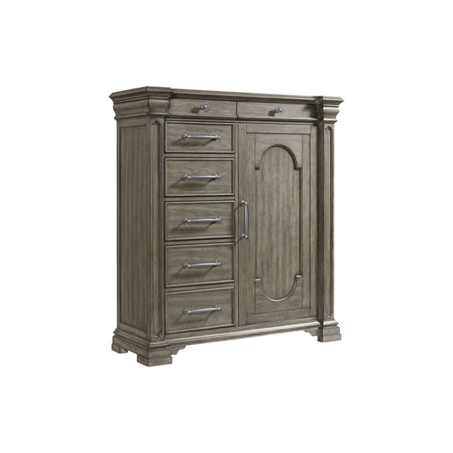 Kings Court 1 Door and 7-Drawer Chest in Grey - Vida Furniture (Laredo,TX)