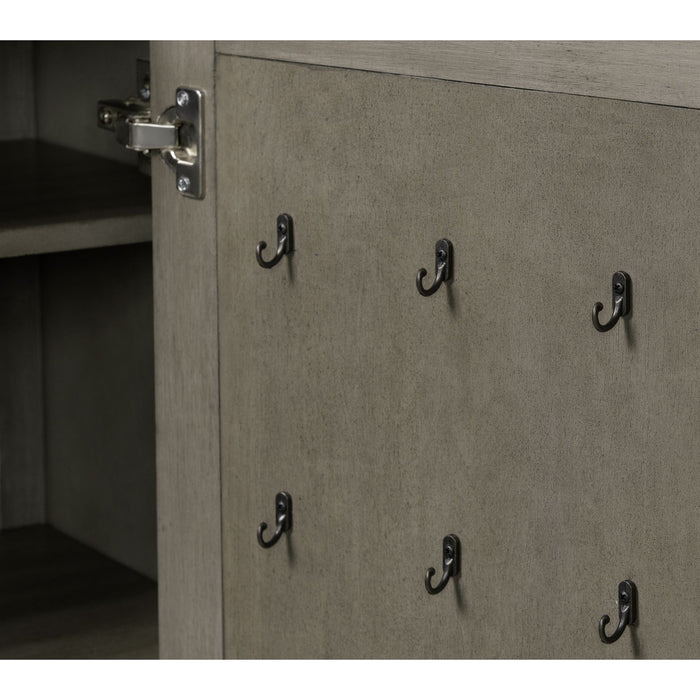 Kings Court 1 Door and 7-Drawer Chest in Grey - Vida Furniture (Laredo,TX)