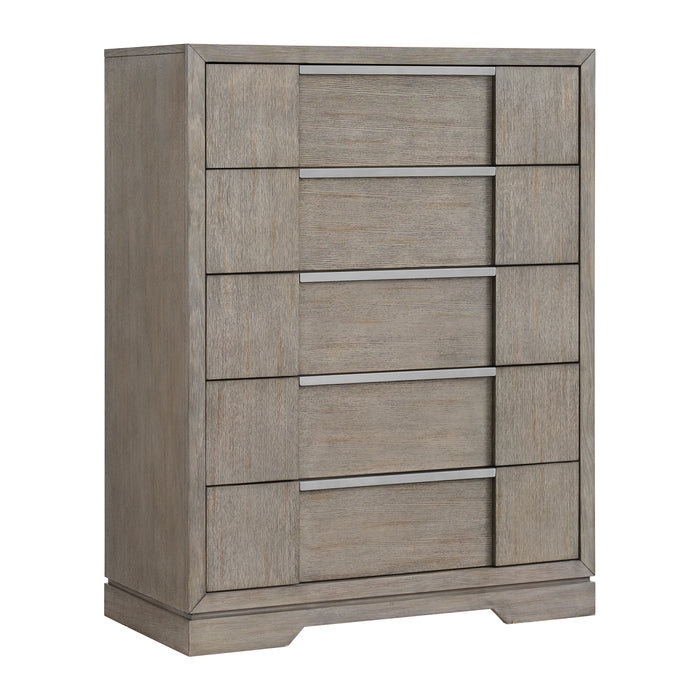 Kelis Panel Bedroom Set with LED - Vida Furniture (Laredo,TX)