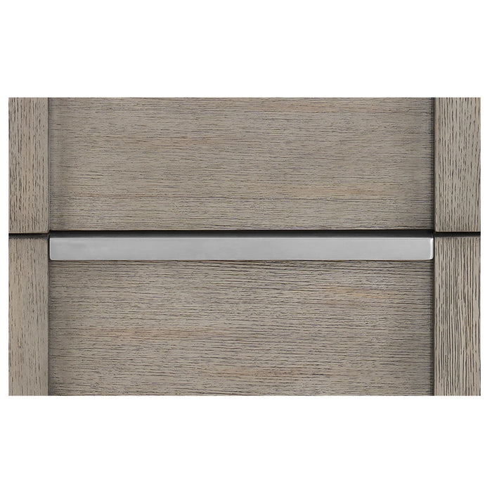 Kelis 5-Drawer Chest in Grey - Vida Furniture (Laredo,TX)