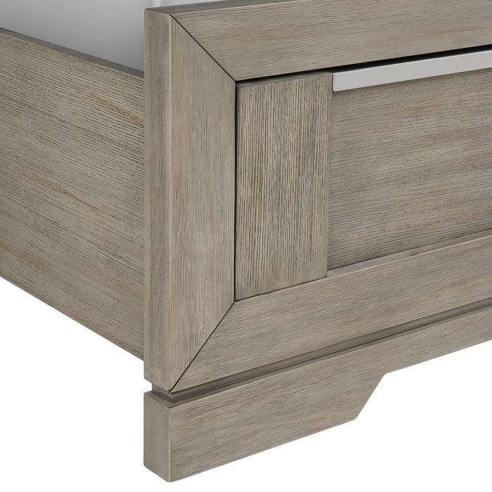 Kelis Panel Bedroom Set with LED - Vida Furniture (Laredo,TX)