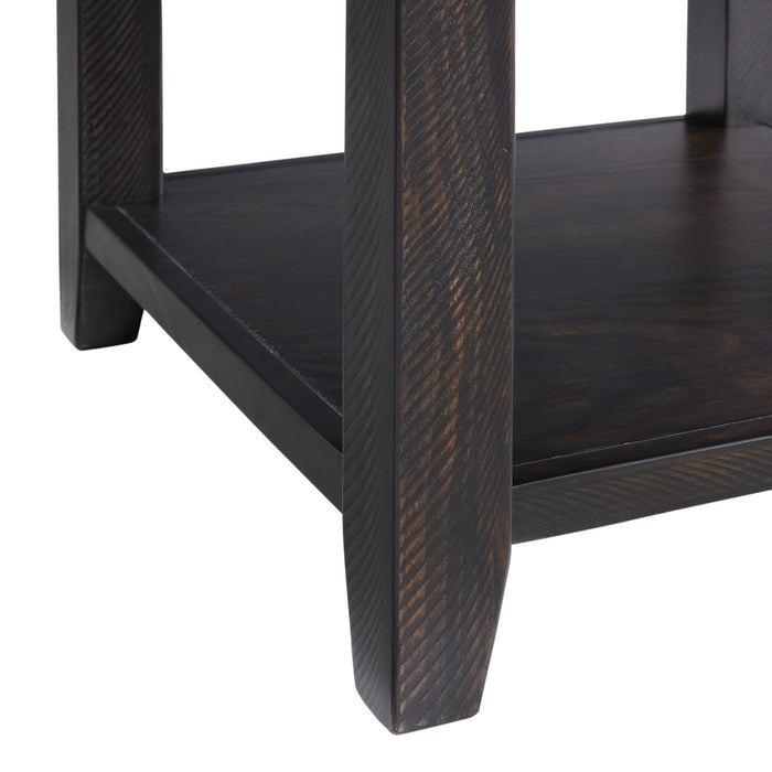 Kendyl Occasional Chairside Table w/Power - Vida Furniture (Laredo,TX)