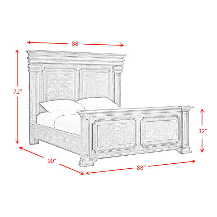 Kings Court Bed - Vida Furniture (Laredo,TX)