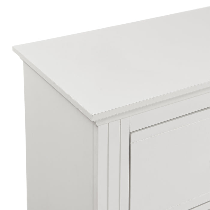 Kona 6-Drawer Dresser in White - Vida Furniture (Laredo,TX)