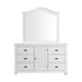 Kona Dresser and Mirror Set in White - Vida Furniture (Laredo,TX)