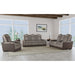 Lantana Power Motion Sofa with Power Headrest, Led, DDT, reading light and PWS in Rocky Grey/Brown - Vida Furniture (Laredo,TX)