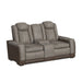 Lantana 3PC Living Room Set in Rocky Grey/Brown-Sofa, Loveseat & Recliner - Vida Furniture (Laredo,TX)