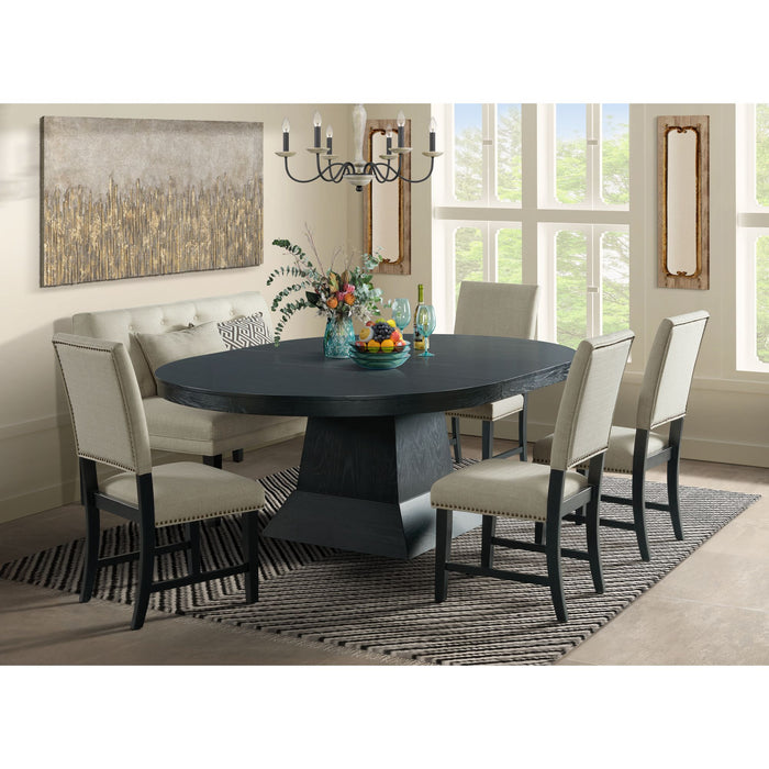 Maddox Oval Dining Table - Vida Furniture (Laredo,TX)