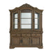 Madison Park Hutch with LED in Walnut - Vida Furniture (Laredo,TX)