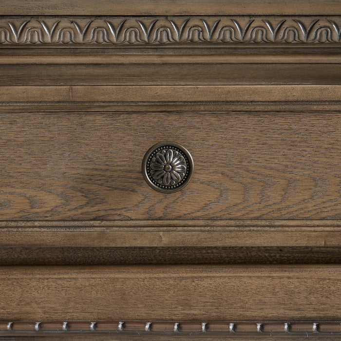 Madison Park Server in Walnut - Vida Furniture (Laredo,TX)