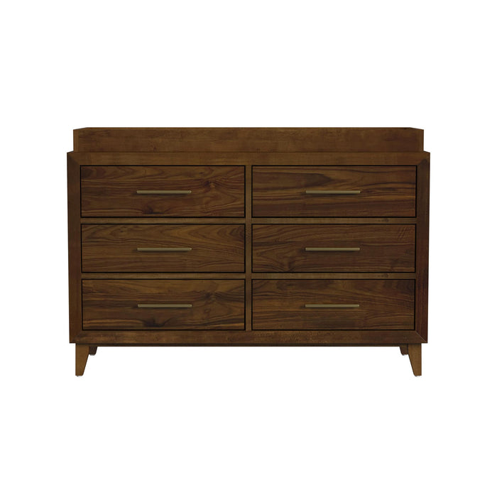 Malia Dresser and Topper in Walnut - Vida Furniture (Laredo,TX)
