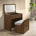 Malibu Dressing Table in Walnut - Vida Furniture (Laredo,TX)