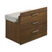 Malibu Dressing Table in Walnut - Vida Furniture (Laredo,TX)